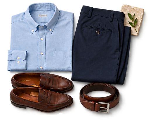 Standard outfit flat lay